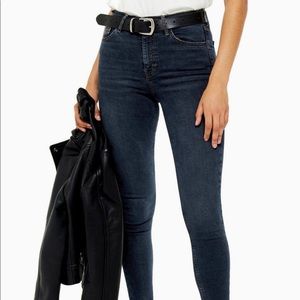 TopShop Blue Black Jamie Jean